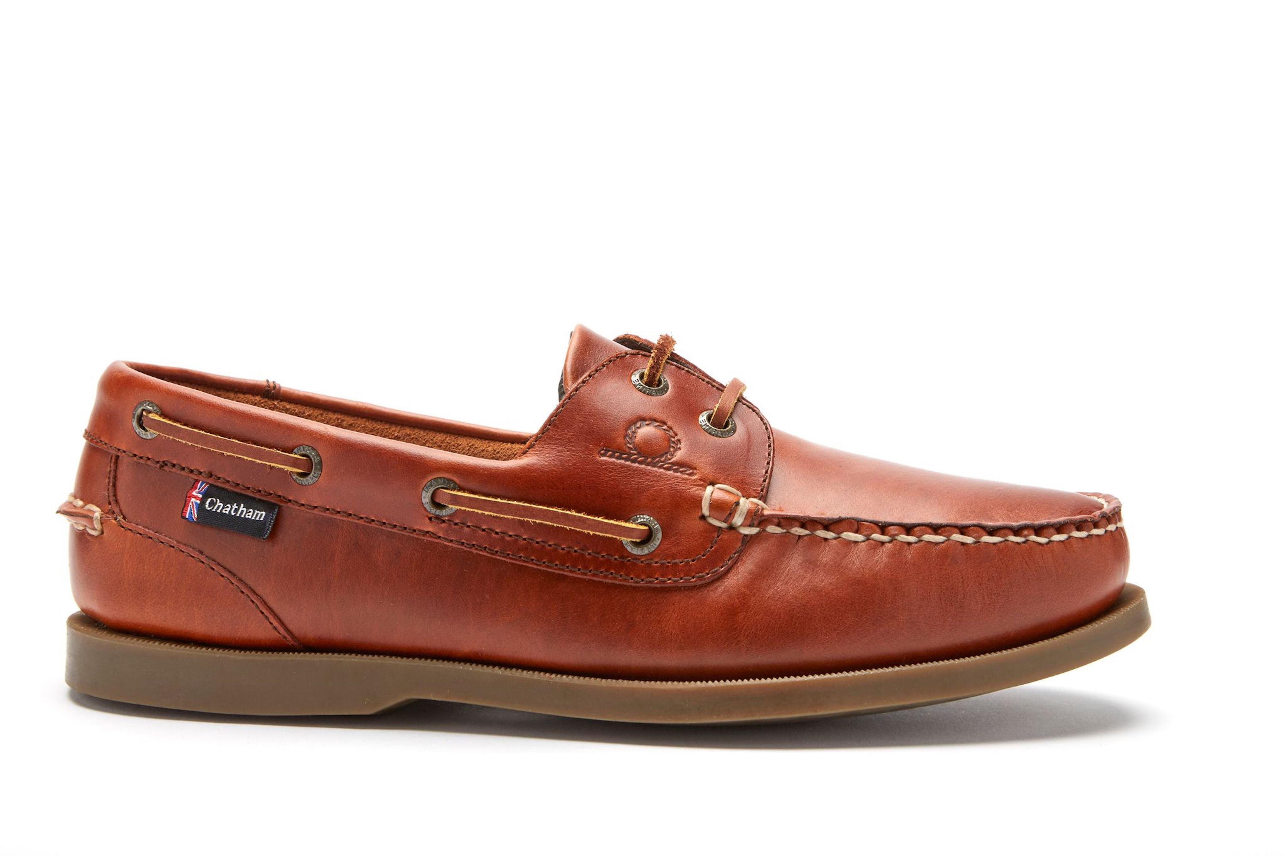 Chatham Men s Deck II G2 Premium Leather Boat Shoes 2023 Seawood Chandlery Clothing