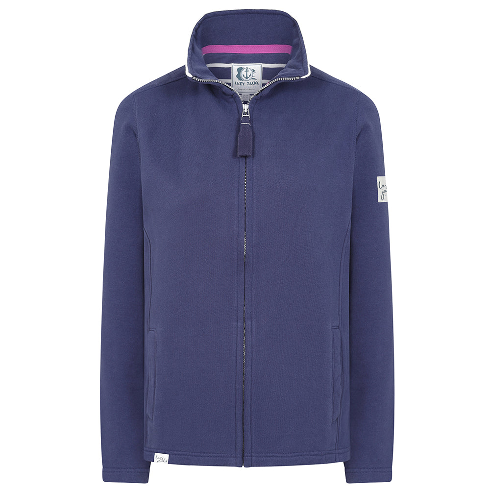 Lazy Jacks Plain Zip Thru Sweatshirt LJ33