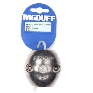 MG DUFF Zinc Shaft Anode 1 1/4" ZSA125