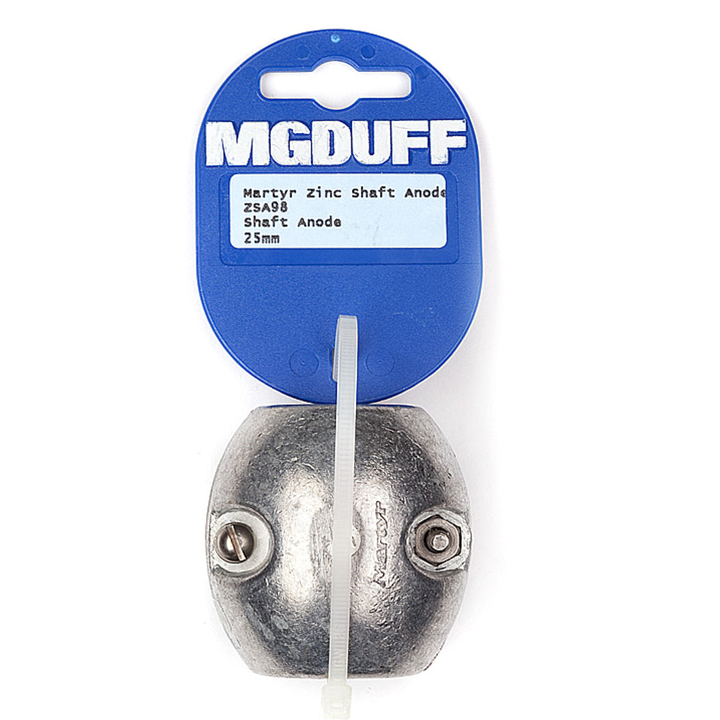 MG DUFF Zinc Shaft Anode 25mm ZSA98