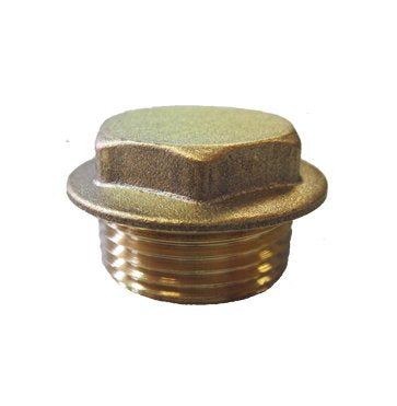3/4” Brass End Cap Plug