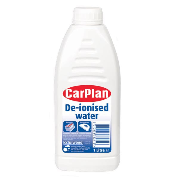 CarPlan De-ionised Water 1L