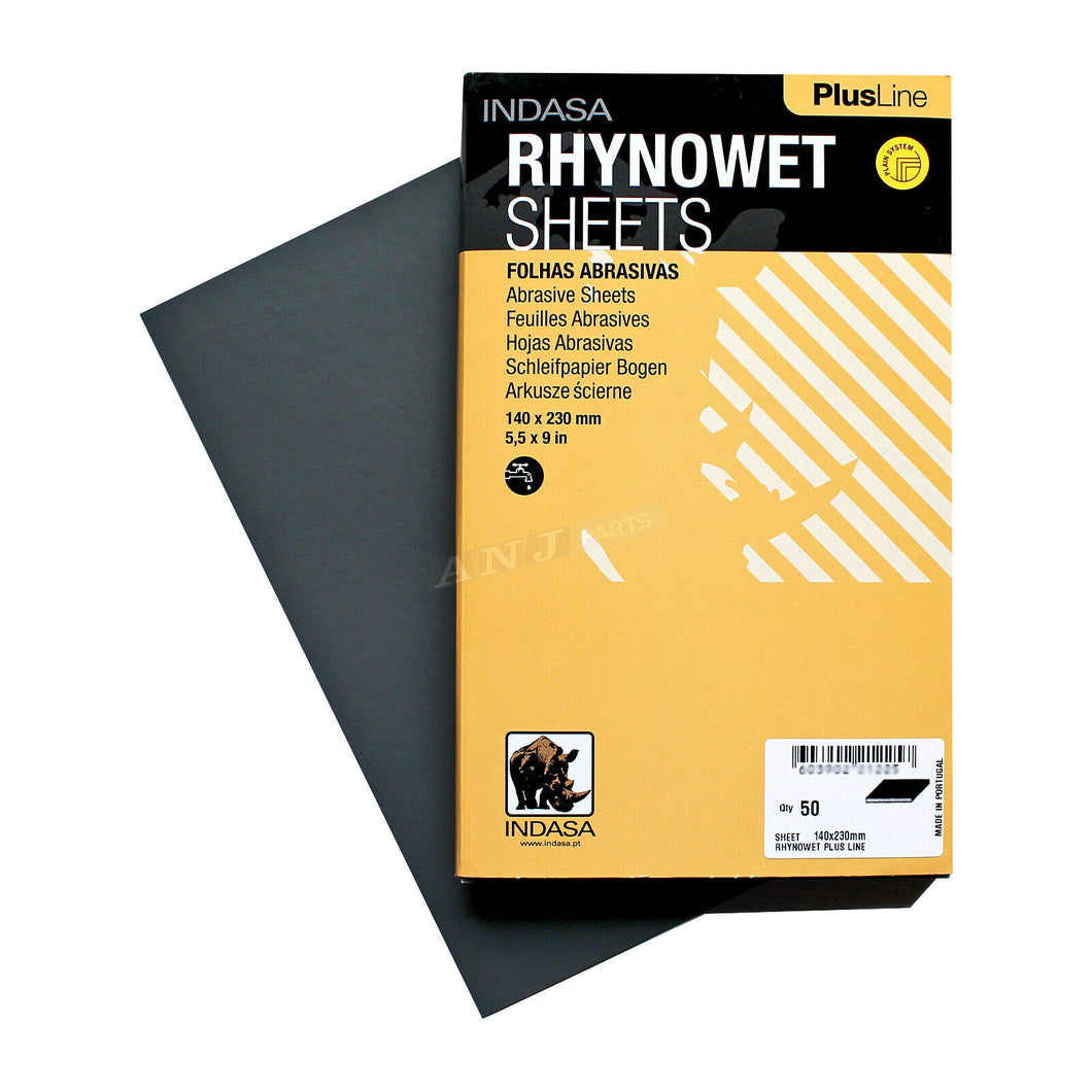 Indasa Rhynowet Sheets Wet And Dry